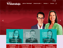 Tablet Screenshot of masteletrabajo.org